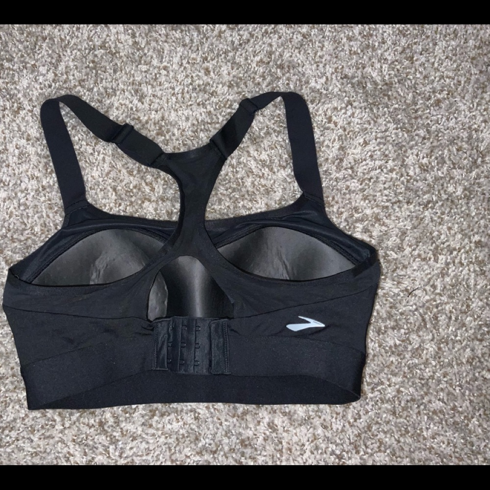 Black Brooks Sports Bra